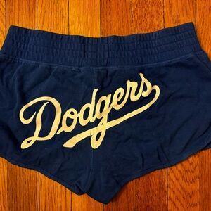 Dodgers Women's Blue Booty Shorts
